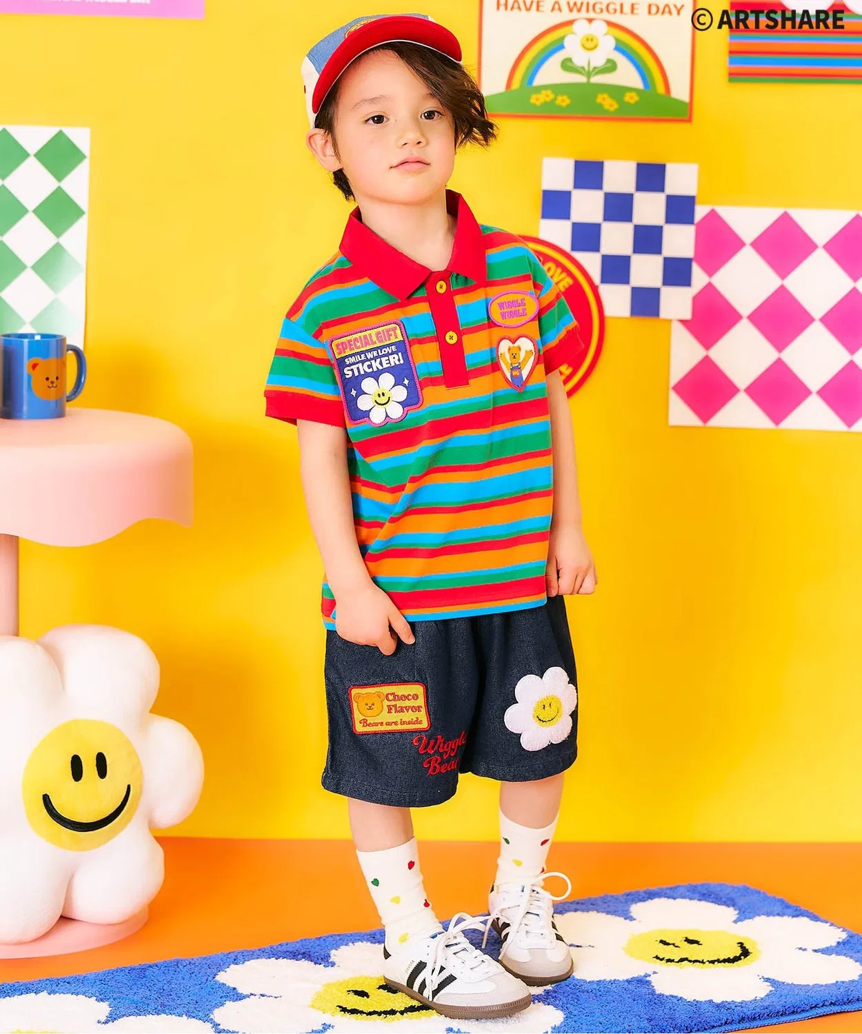 Детские джинсовые шорты WIGGLE WIGGLE, Indigo Blue — фото 2