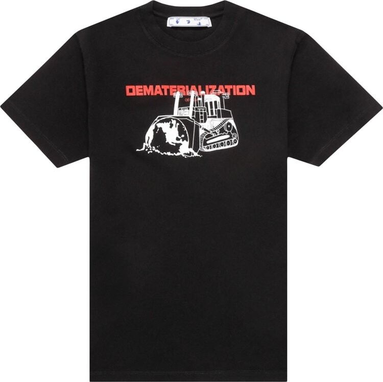 

Футболка Off-White Dematerialization Tee 'Black/Red', черный
