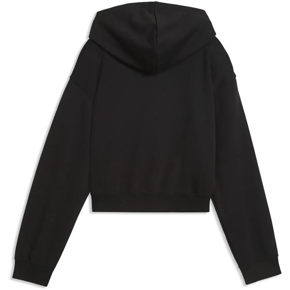 Худи Puma Essential 2 Color Nº1 Logo Short Length TR, черный — фото 2