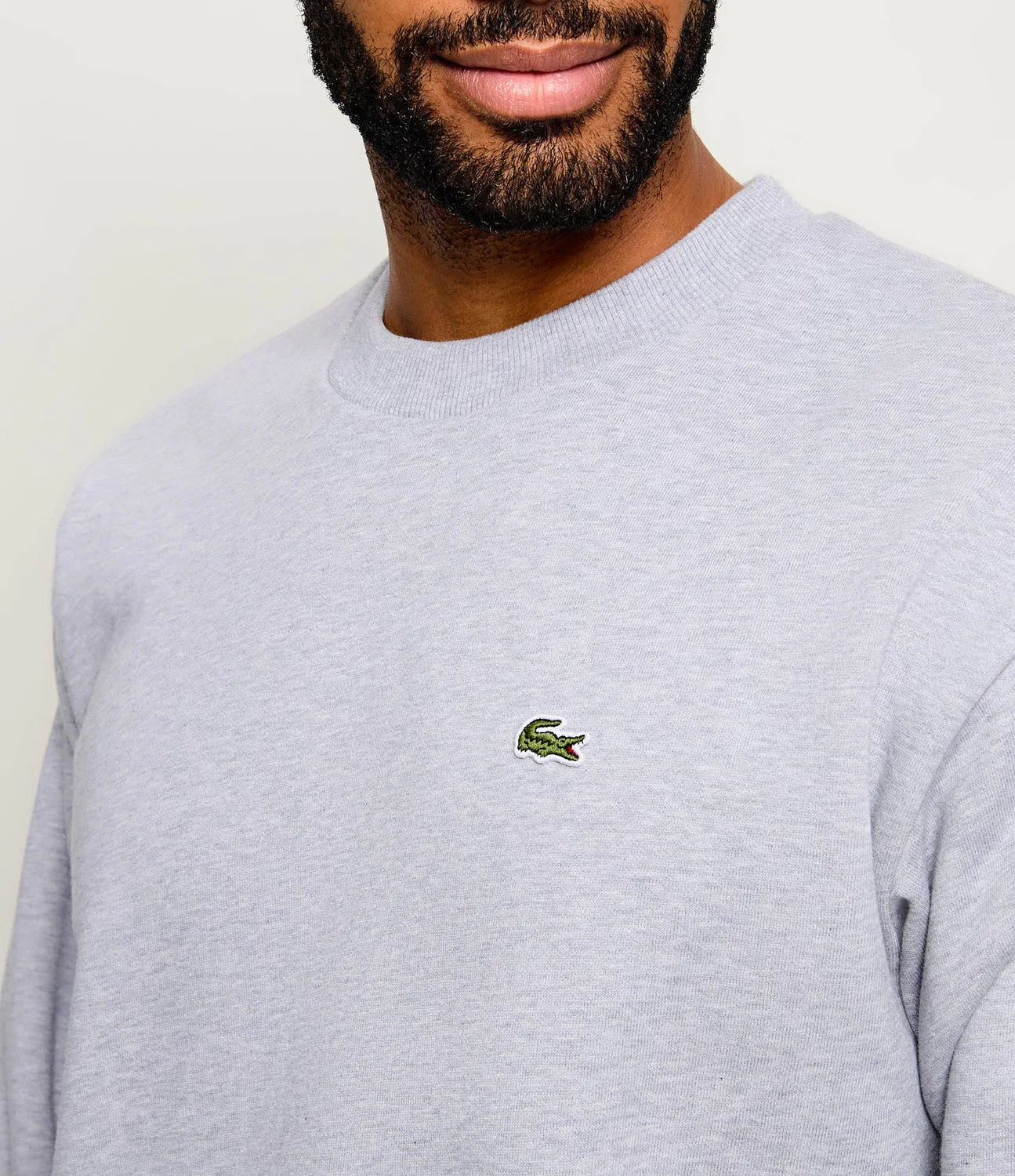 Свитшот Lacoste, цвет Grigio — фото 4