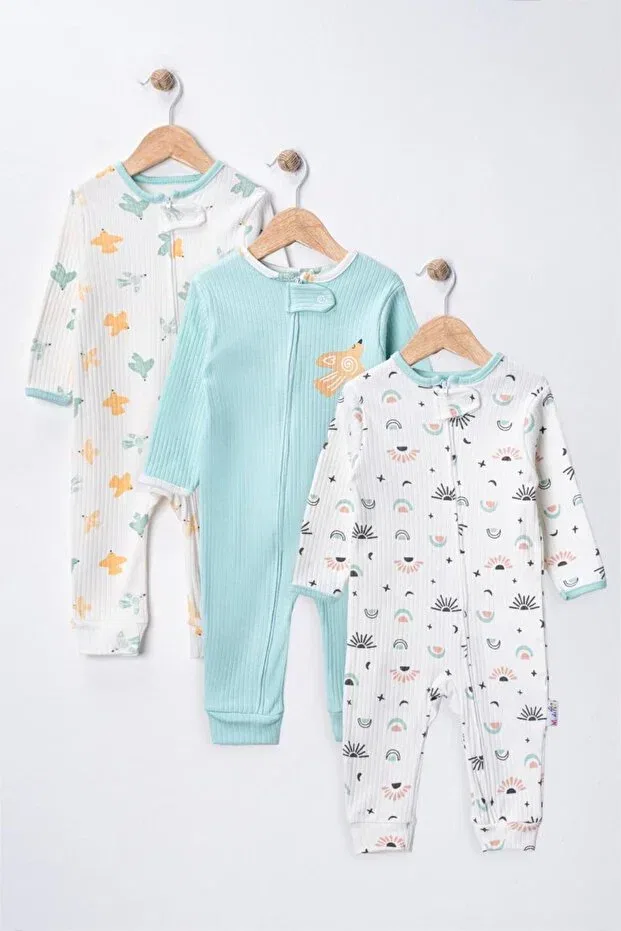 Детский комбинезон для мальчиков с принтом Enia Baby, Multicolor — фото 2