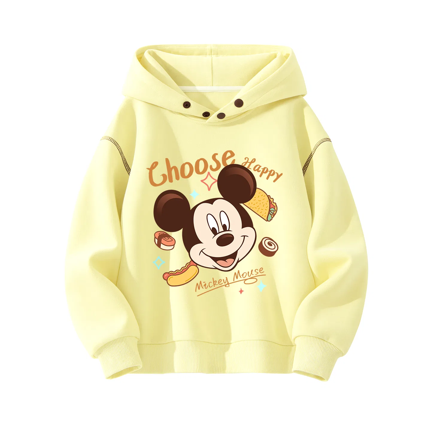 Детская толстовка с капюшоном Di Corn Roll Pear Yellow Disney