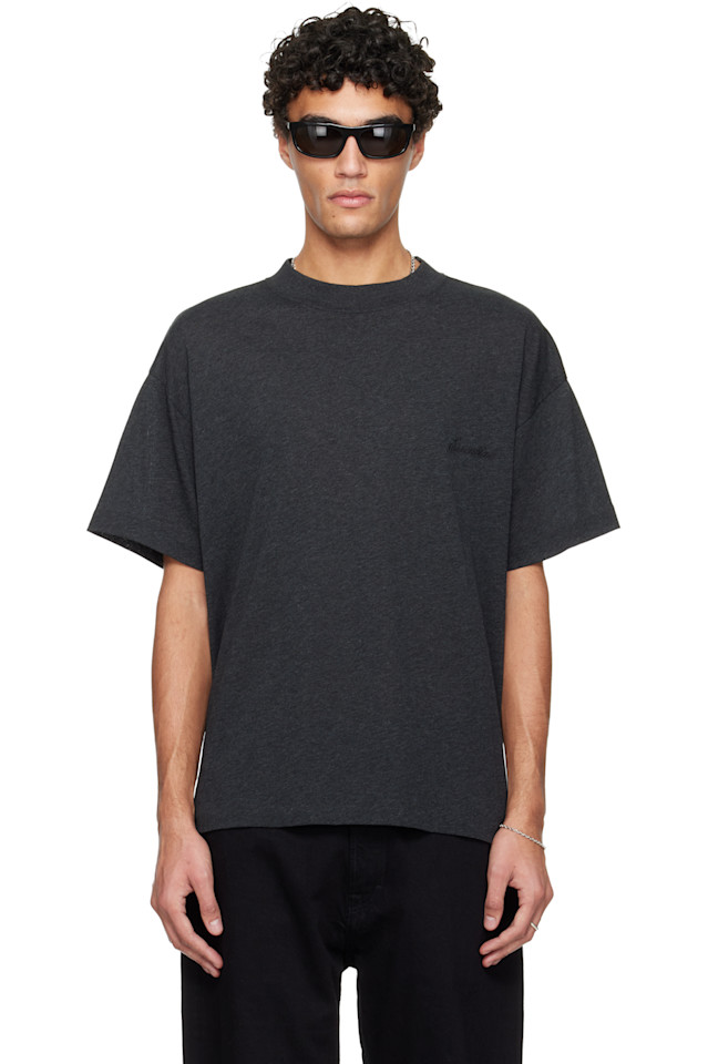 

Fear Of God Essentials Серая праздничная вышитая базовая футболка