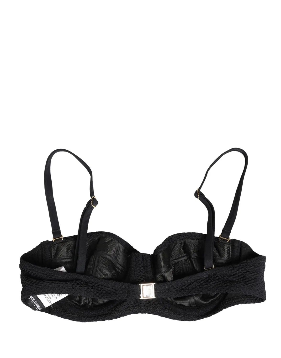 Женское бюстгальтер без косточек Soft Cup Bra Dolce & Gabbana, Black — фото 3