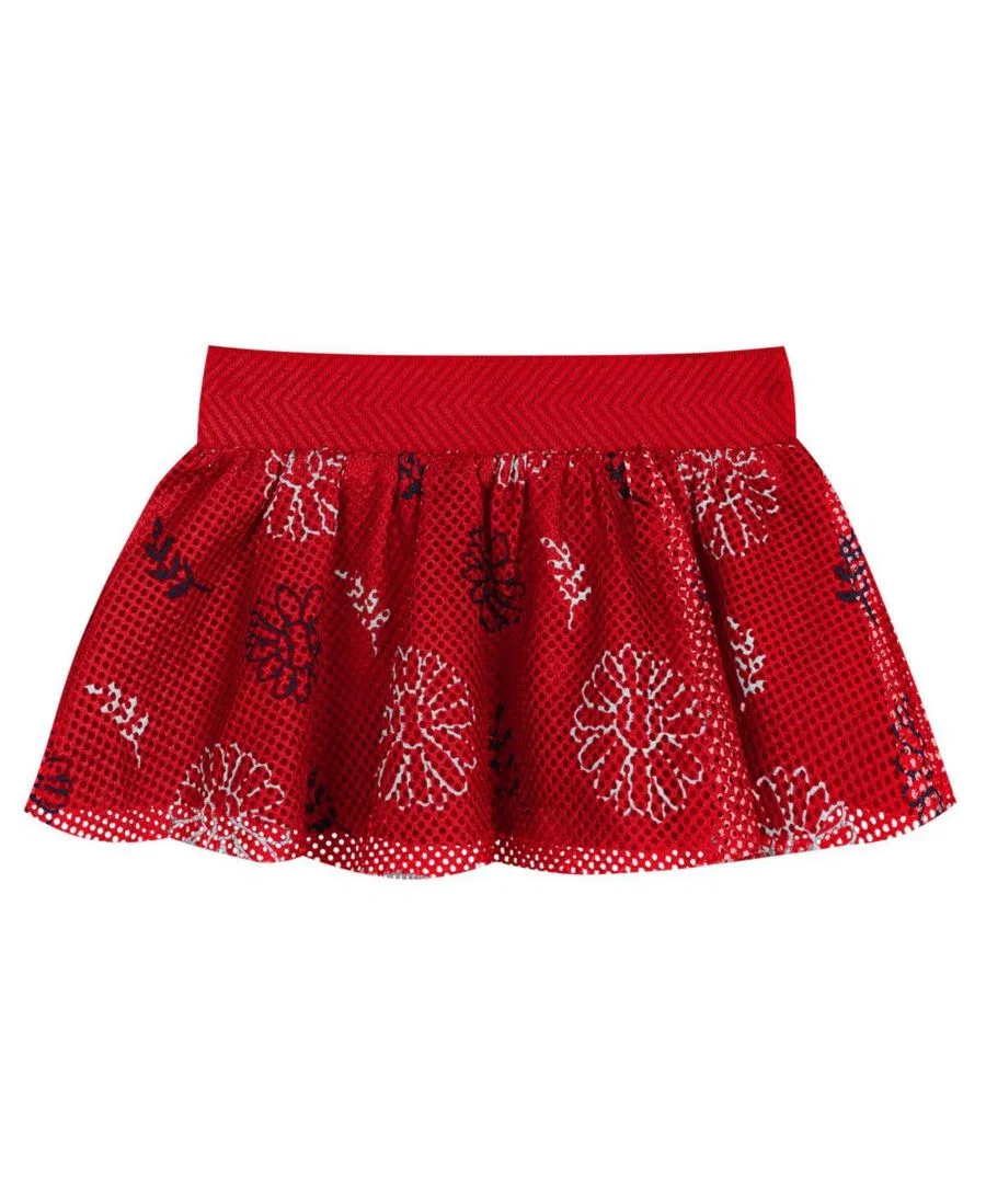 Комплект для новорожденного с боди, юбкой и повязкой Sweet Catcher Outerstuff, White Red — фото 4