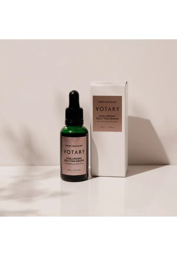 Автозагар с гиалуроновой кислотой Hyaluronic self-tan drops Votary 30 мл — фото 3