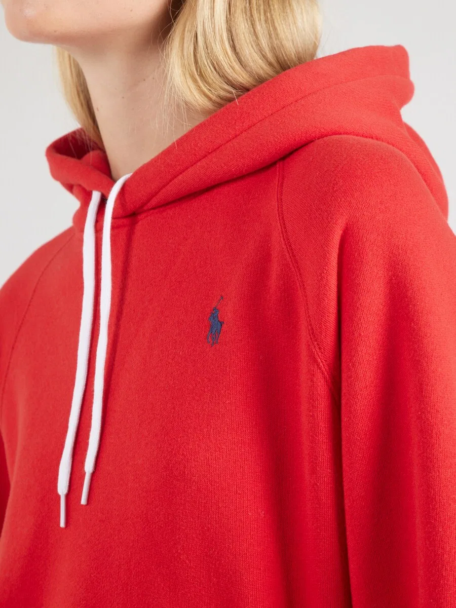Свитшот Polo Ralph Lauren красного цвета — фото 3