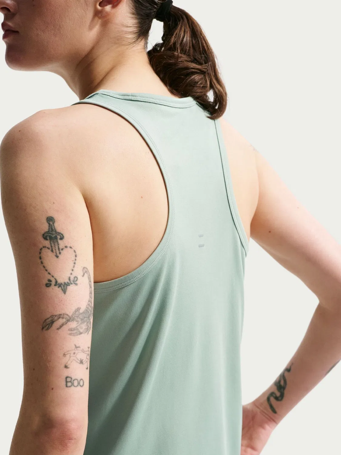 Топ для бега Nike Tempo Dri-FIT, Steam Green — фото 4