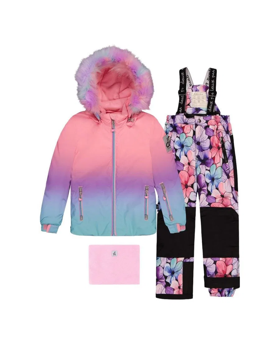 Детский зимний комплект из куртки и полукомбинезона Deux par Deux, Gradient