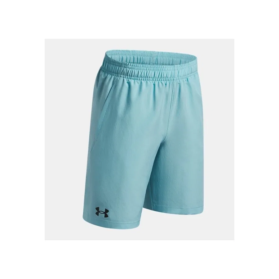 Детские спортивные шорты с принтом UA Tech Woven Under Armour, Синий — фото 3