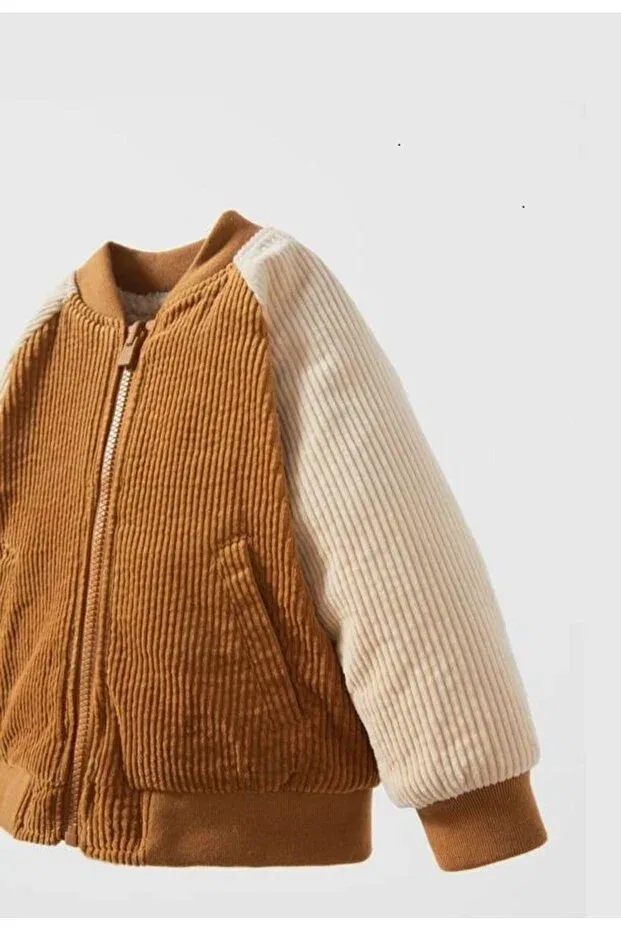 Детское пальто для девочек двустороннее Adakids, Multicolored — фото 4