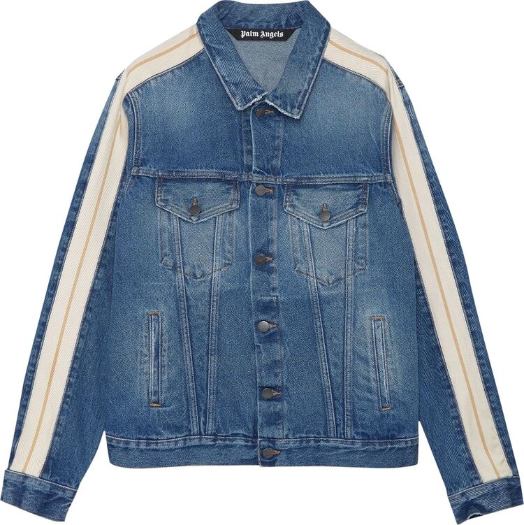 

Куртка Palm Angels Track Denim Jacket 'Light Blue', синий