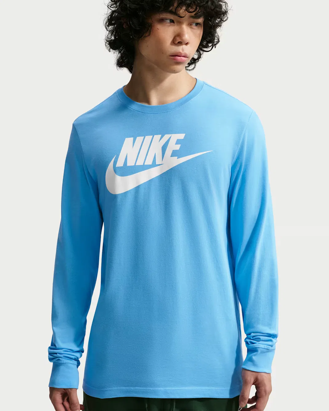 Мужская футболка с длинными рукавами Nike Sportswear, Football Blue