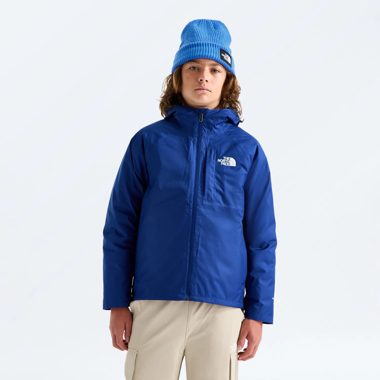 Детский утепленный комбинезон-куртка 4-в-1 с капюшоном Perrito The North Face, Bold Blue