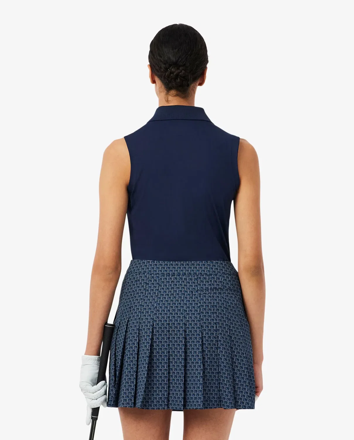 Поло Lacoste Azul Marino, из переработанного полиэстера, темно-синее — фото 2