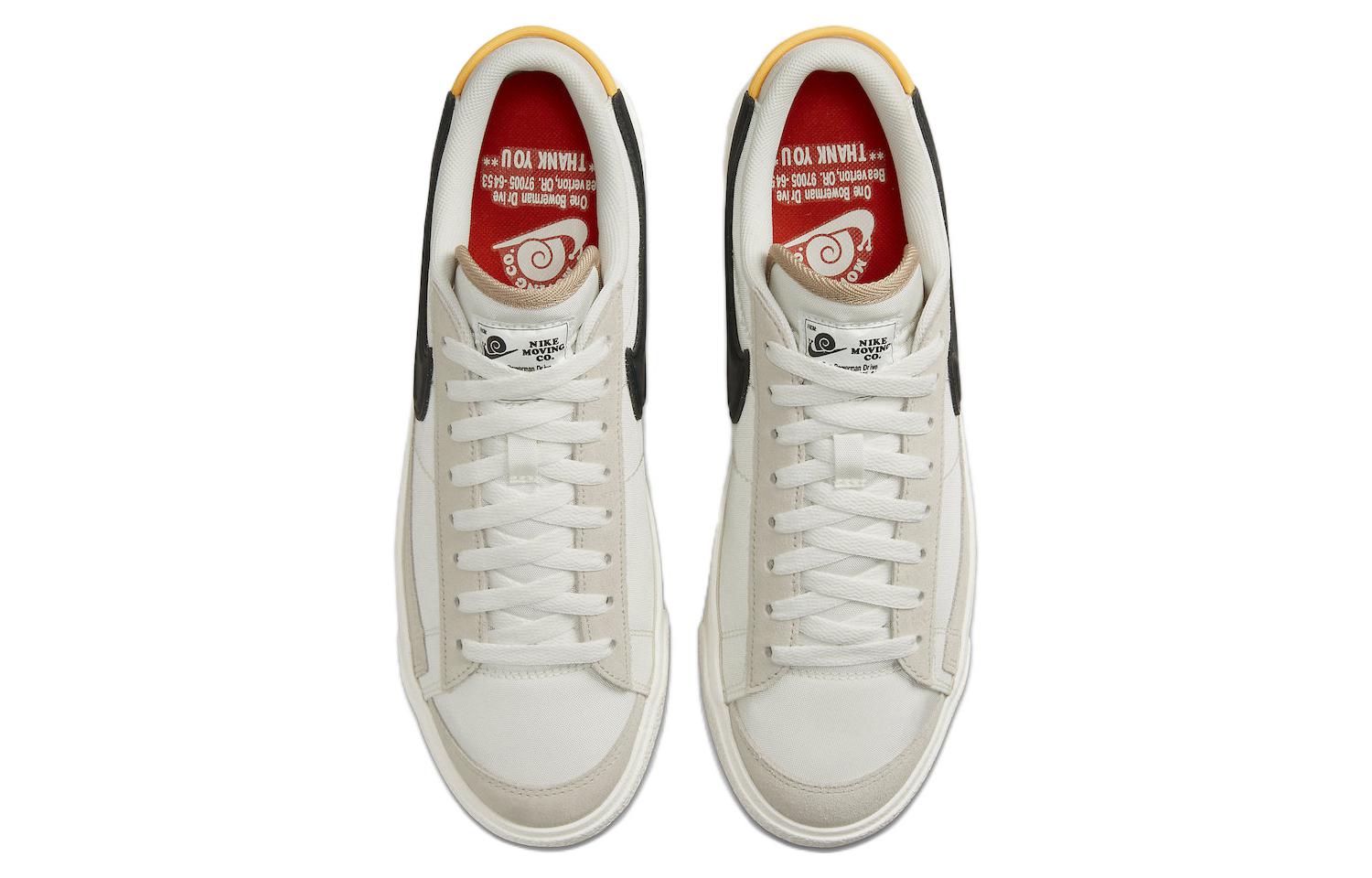 Кроссовки Nike Blazer Low 77 SE, светло-серый/черный — фото 4