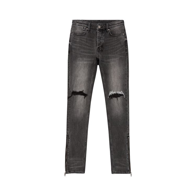 

Джинсы Ksubi Van Winkle Mid-Rise Skinny Jean Electric Chamber, серый