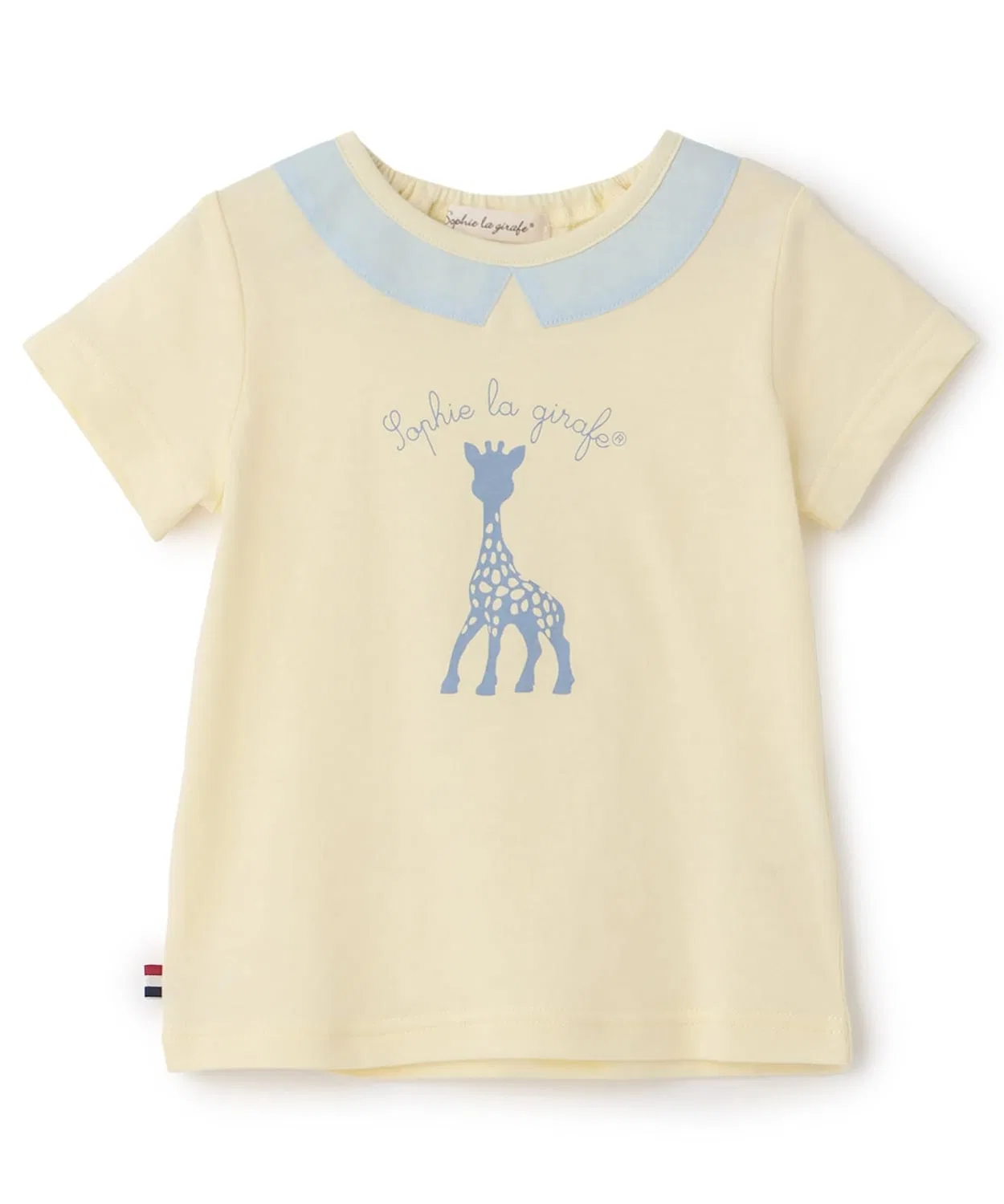 Детская футболка с принтом без рукавов Sophie la girafe, Cream