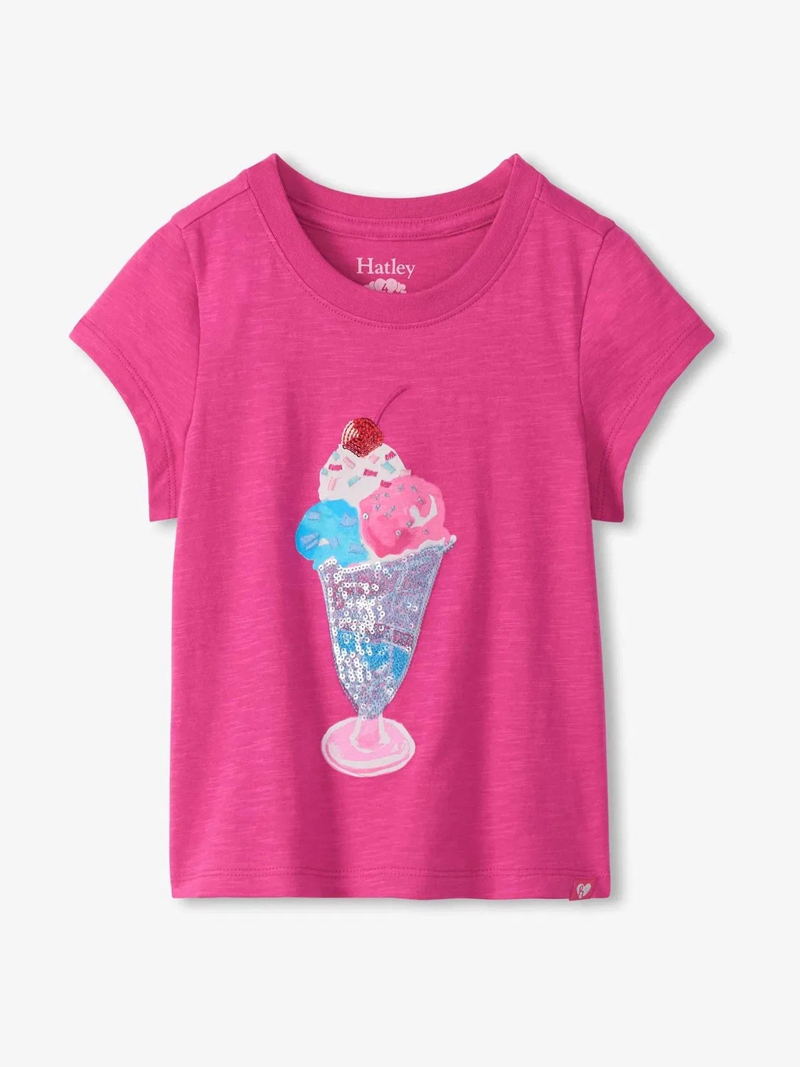 Футболка с принтом, Pink Sundae Hatley, розовый — фото 2