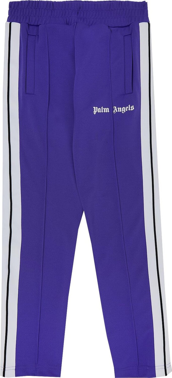 

Брюки Palm Angels Slim Track Pants 'Purple/White', фиолетовый