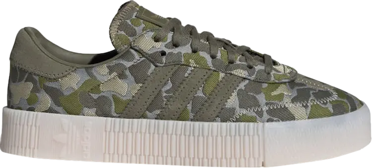 

Кроссовки Adidas Wmns Sambarose 'Olive Camo', зеленый