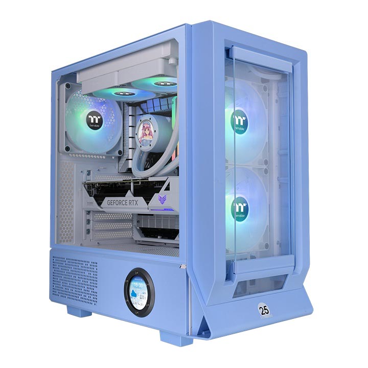 

Корпус Thermaltake Ceres 350 MX, Mid Tower, голубой