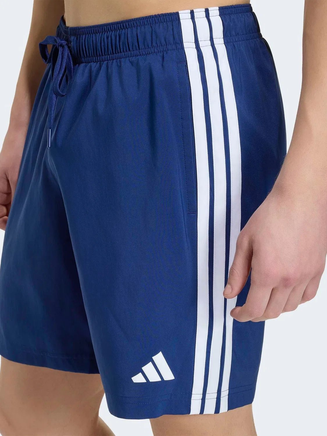 Плавки с тремя полосками, модель 3 Stripes adidas, синий — фото 4