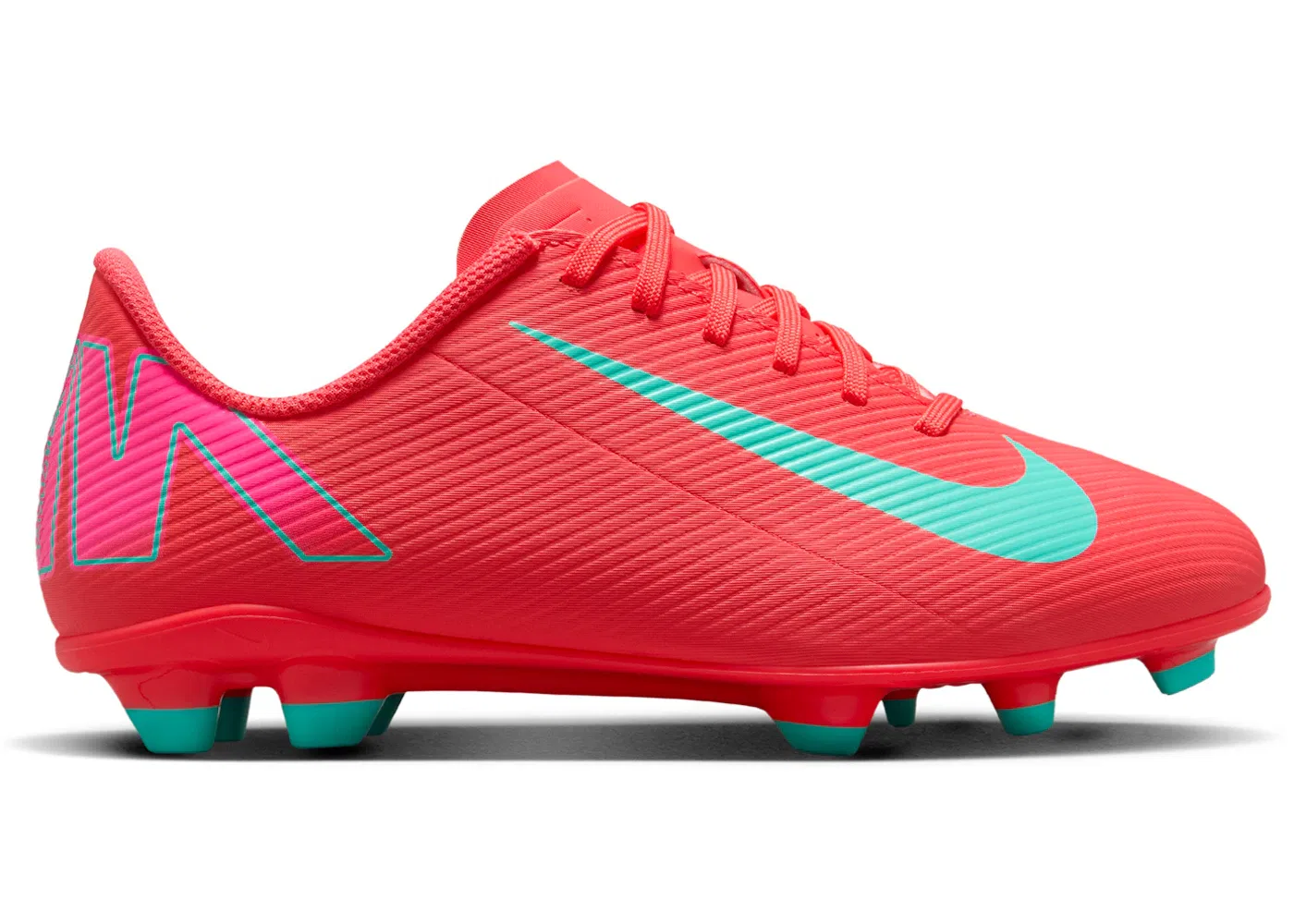 Детские бутсы Nike Mercurial Vapor 16 Club FG, Ember Glow Aurora Green