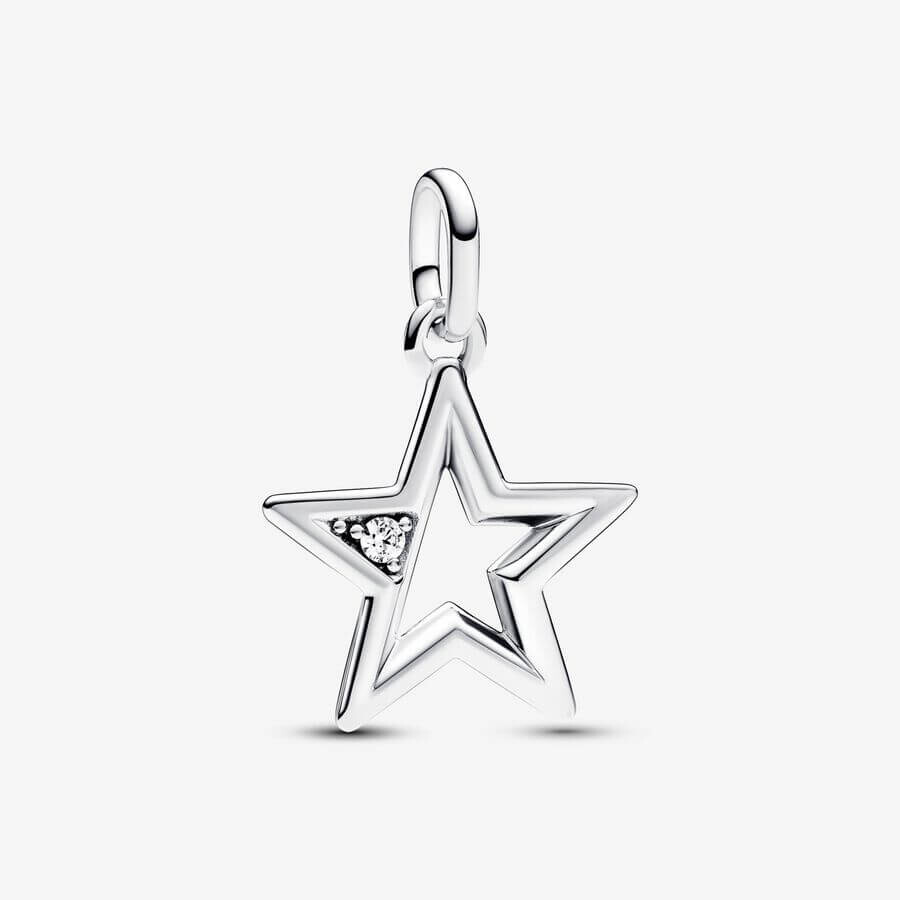 

Шарм-подвеска Pandora ME Sparkling Star Medallion, серебро/прозрачный