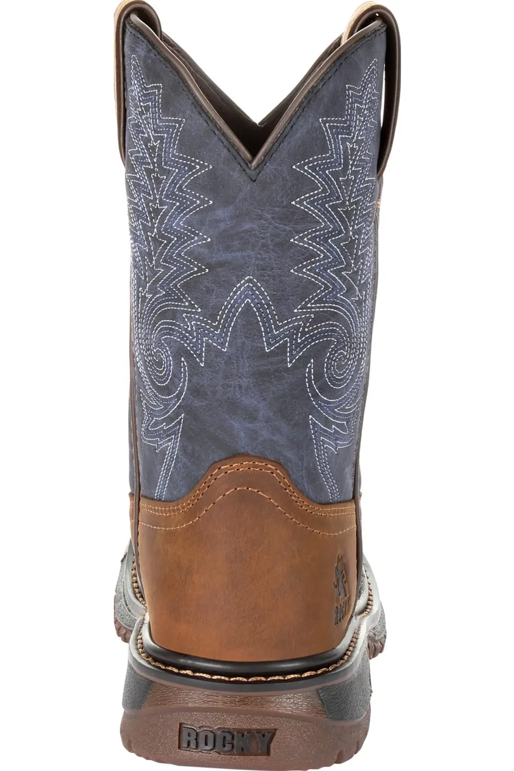 Детские ботинки вестерн с джинсовым верхом Ride FLX Rocky, Denim Brown — фото 4