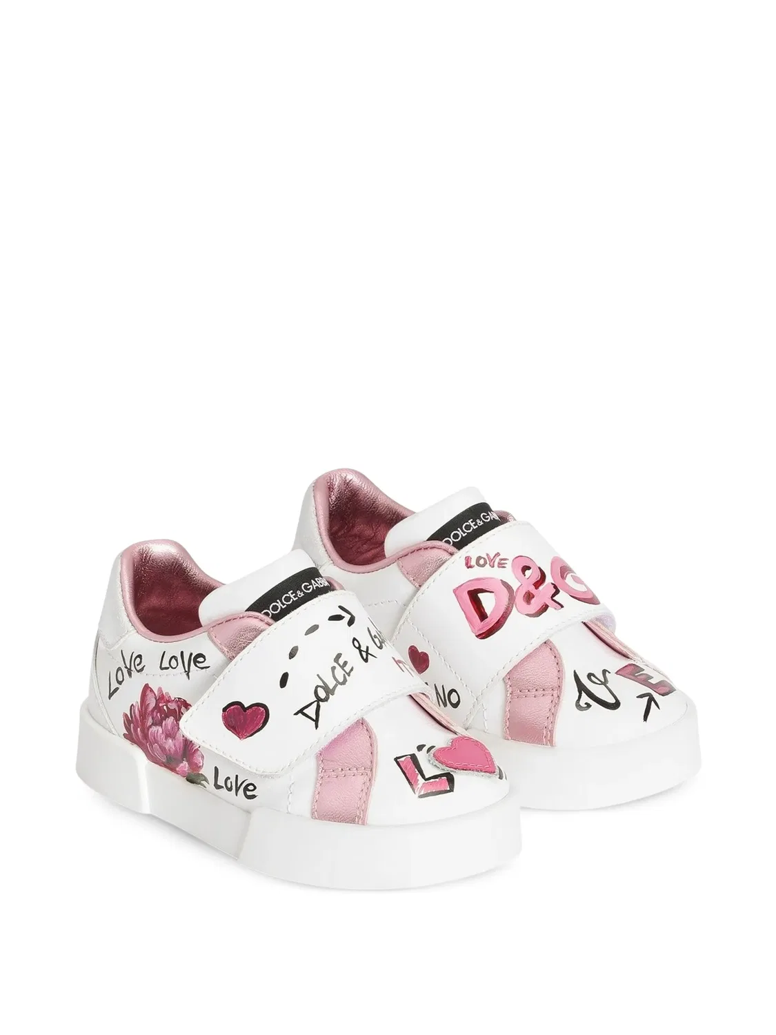 Кроссовки Portofino Light белые Dolce & Gabbana, белый