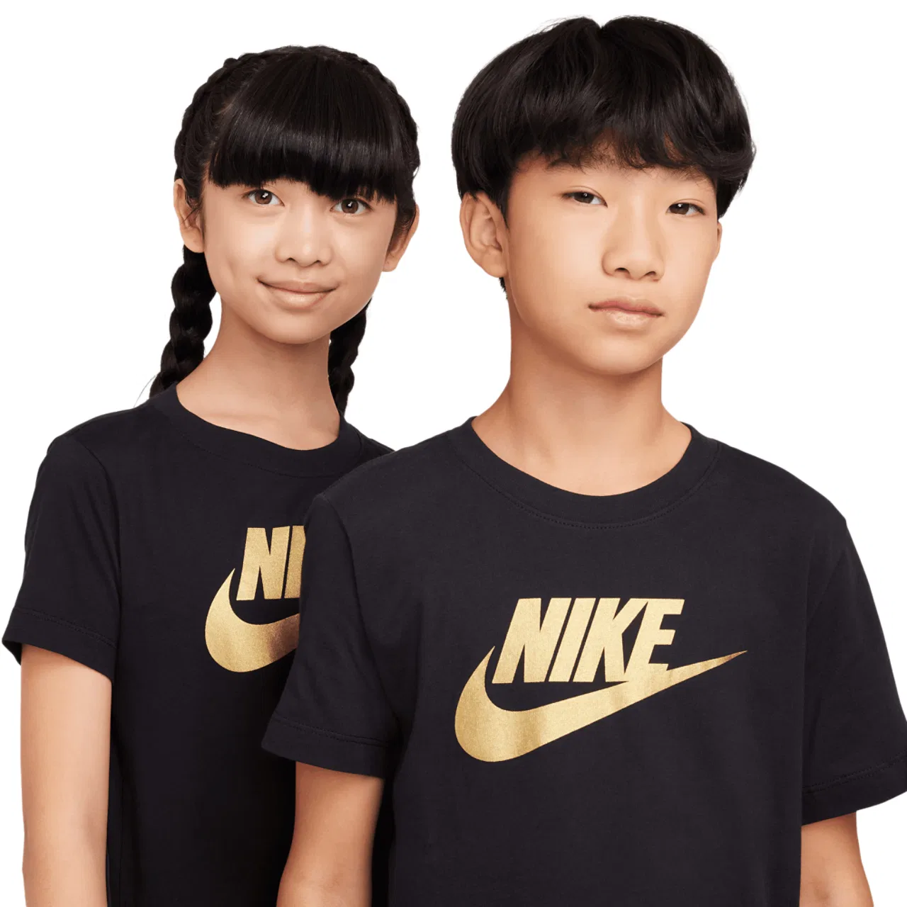 Футболка для мальчиков Futura Nike, золотистый/черный — фото 3