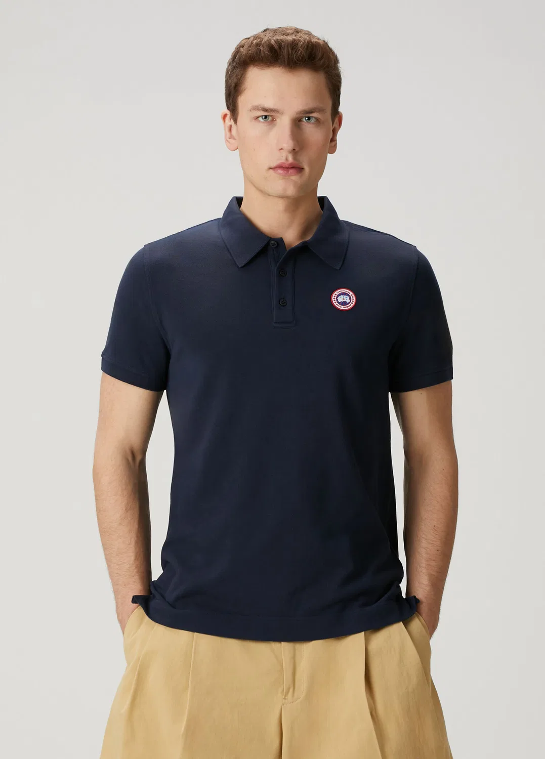 Поло Canada Goose Beckley, темно-синий
