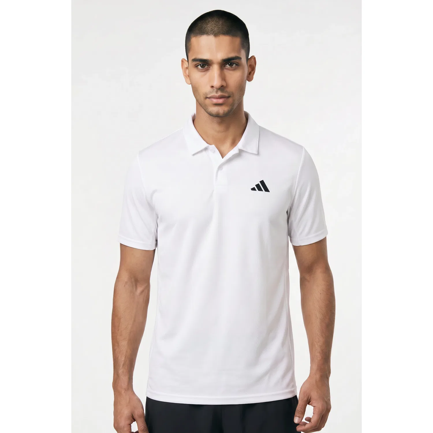 Мужское поло с вентиляцией Adidas Performance, White