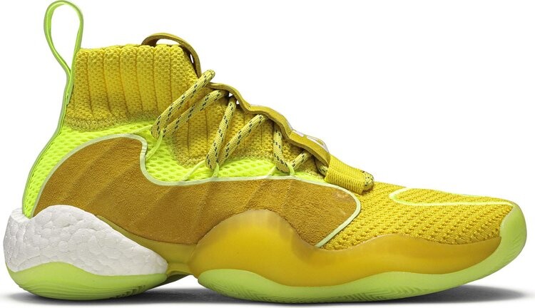 

Кроссовки Adidas Pharrell x Crazy BYW X 'Bright Yellow', желтый