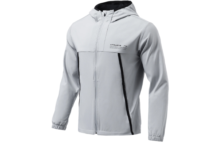 

LINING Куртка серии Fitness Мужская Кирпично-серая, Brick Gray