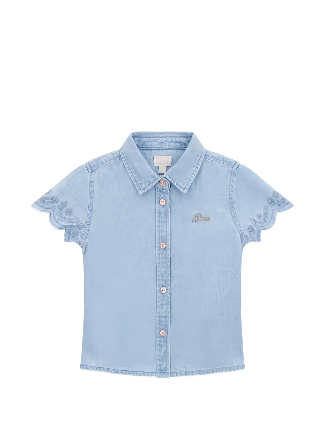 Джинсовая рубашка Guess Kids, синий