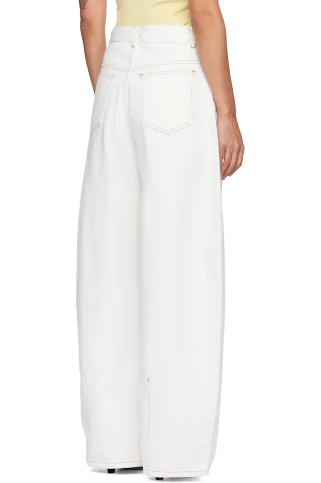 Джинсы the oval de-nîmes denim Jacquemus — фото 3