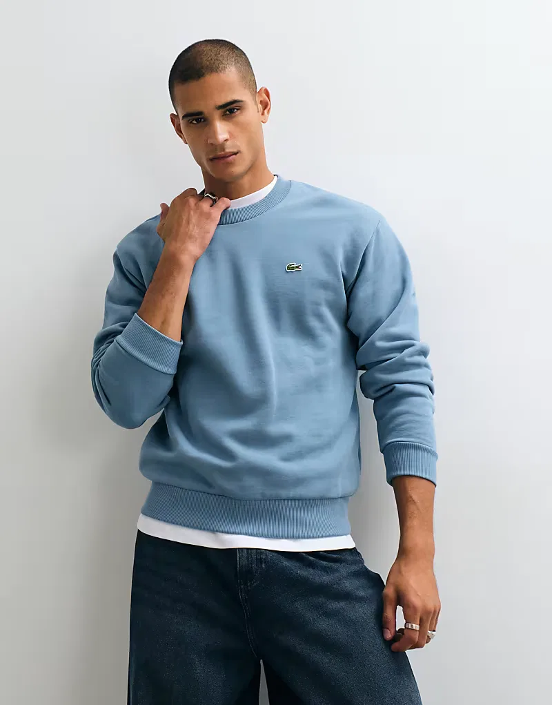 Свитшот с логотипом Lacoste, синий