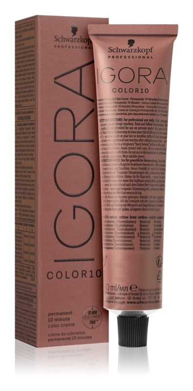 

Стойкое окрашивание волос за 10 минут Schwarzkopf Professional IGORA Color 10