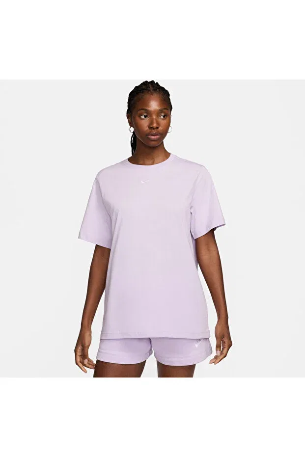 Женская футболка хлопковая Nike, Purple