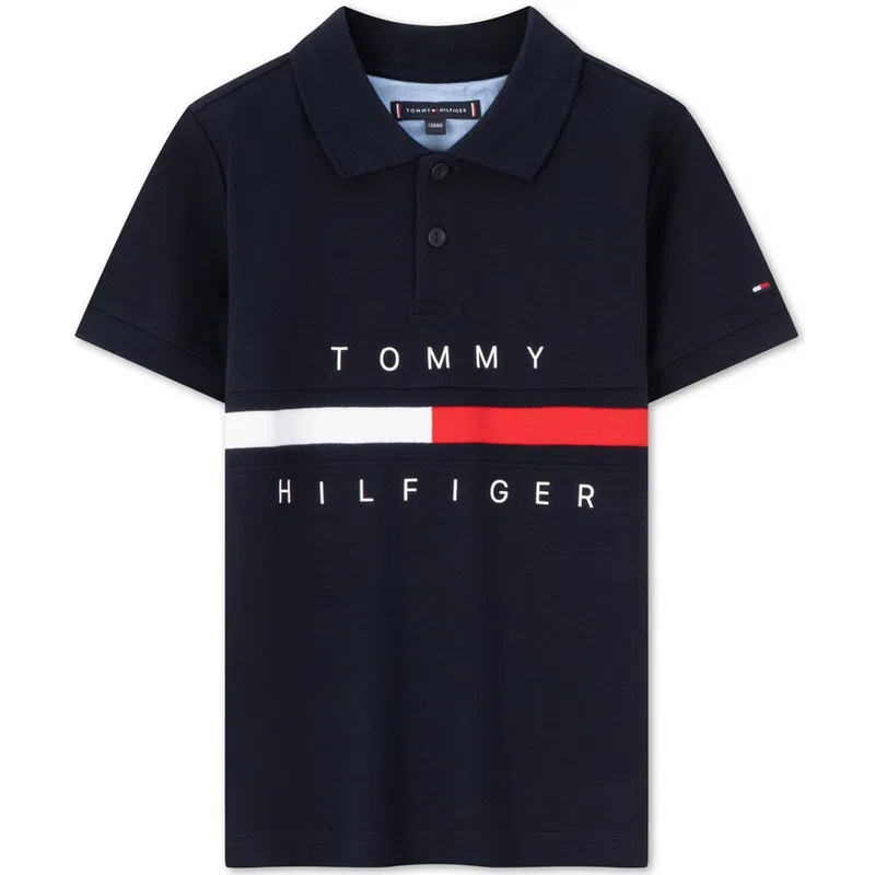 Футболка поло для мальчиков Tommy Hilfiger, Navy Blue