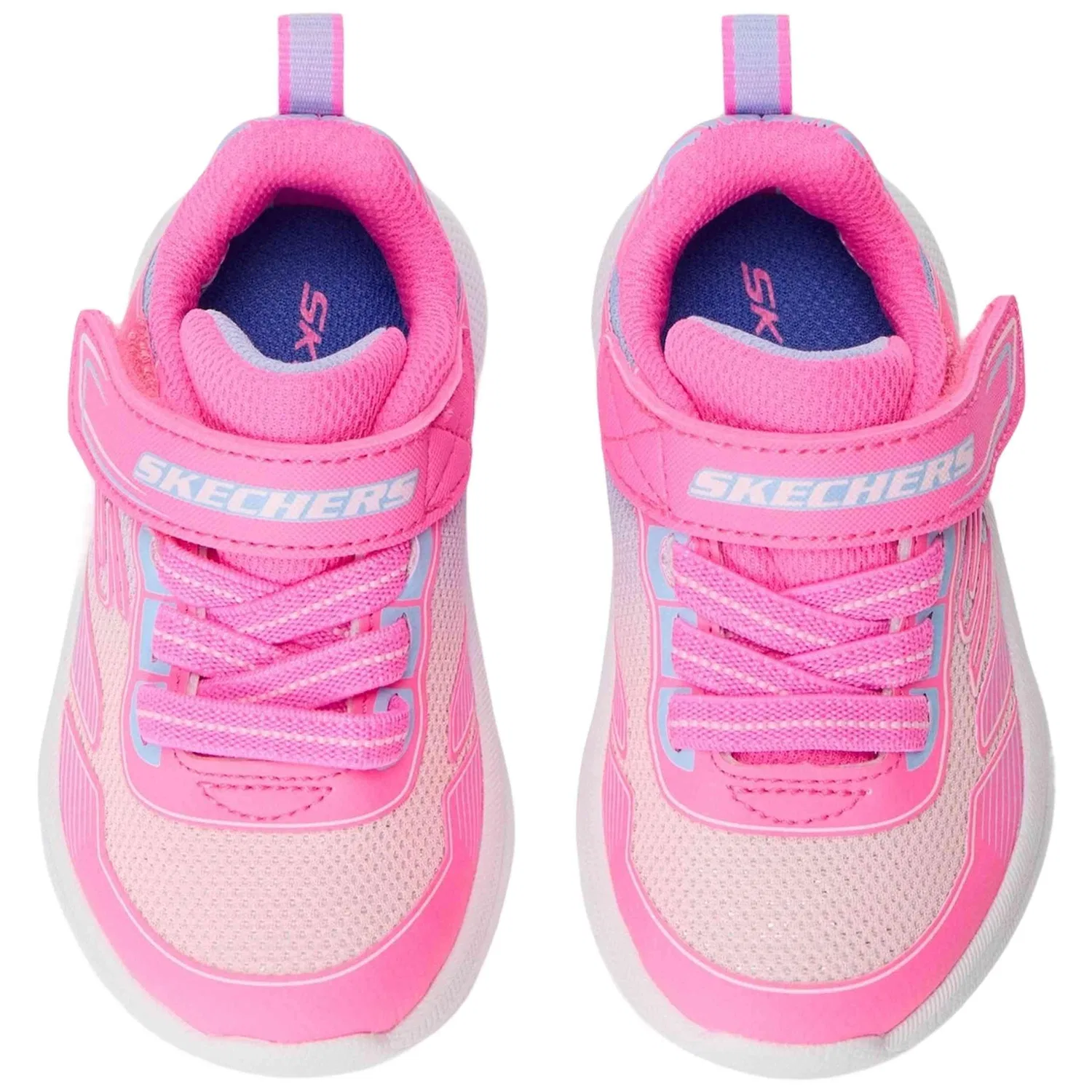 Детские кроссовки с закрытым носком Skechers 303657N-HPMT, Роза — фото 4
