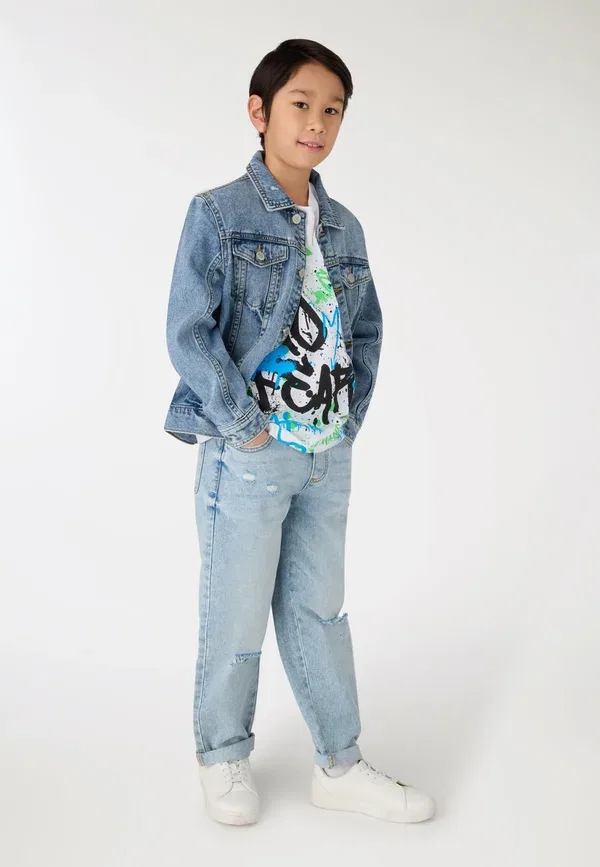 Джинсовая куртка Denim Capospalla Terranova, Blu Denim Medio, синий
