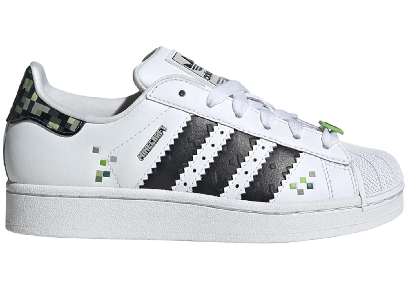 Детские кроссовки lifestyle с принтом Adidas Superstar, Footwear White/Core Black