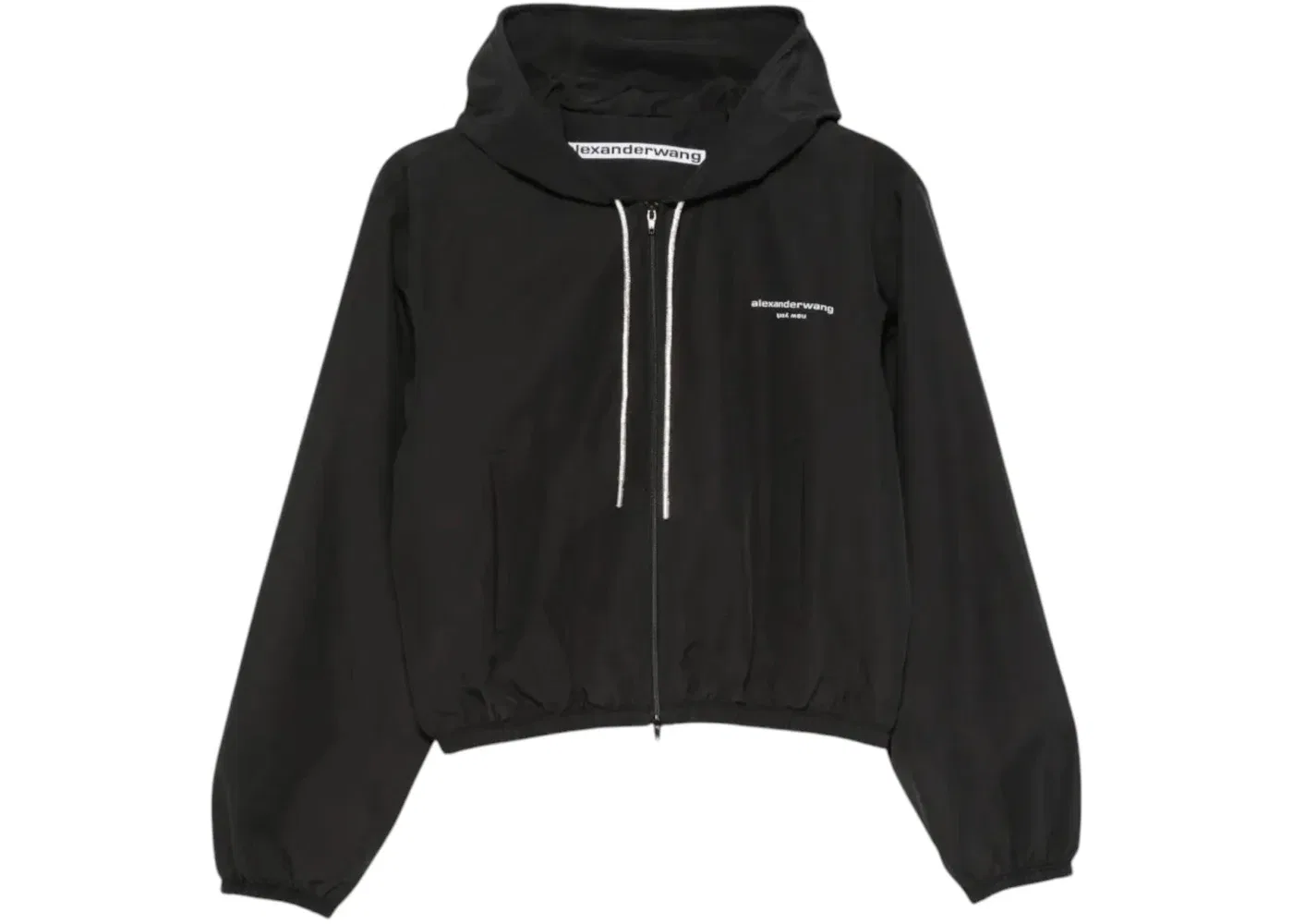 Женская куртка с принтом Rhinestone Drawcord Alexander Wang, Black