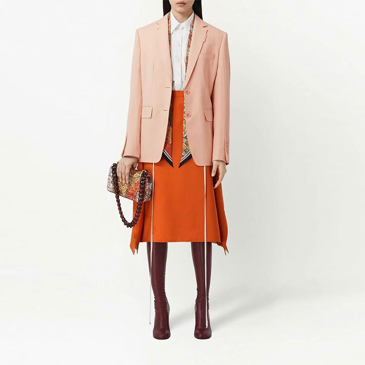 Пиджак женский Burberry костюмный, персиковый — фото 2