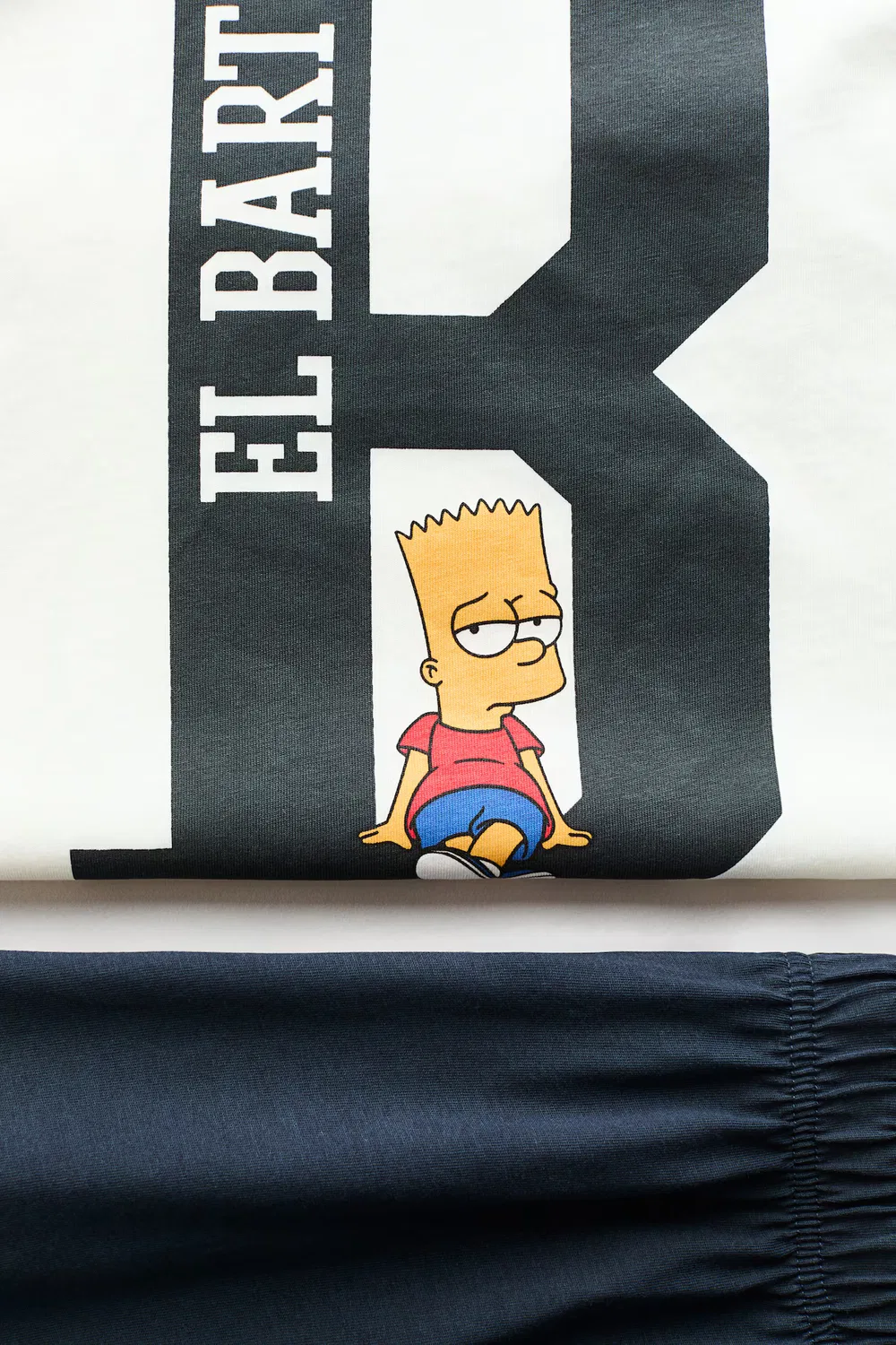 Пижама из набивного хлопка H&M, Marineblau/Die Simpsons — фото 2