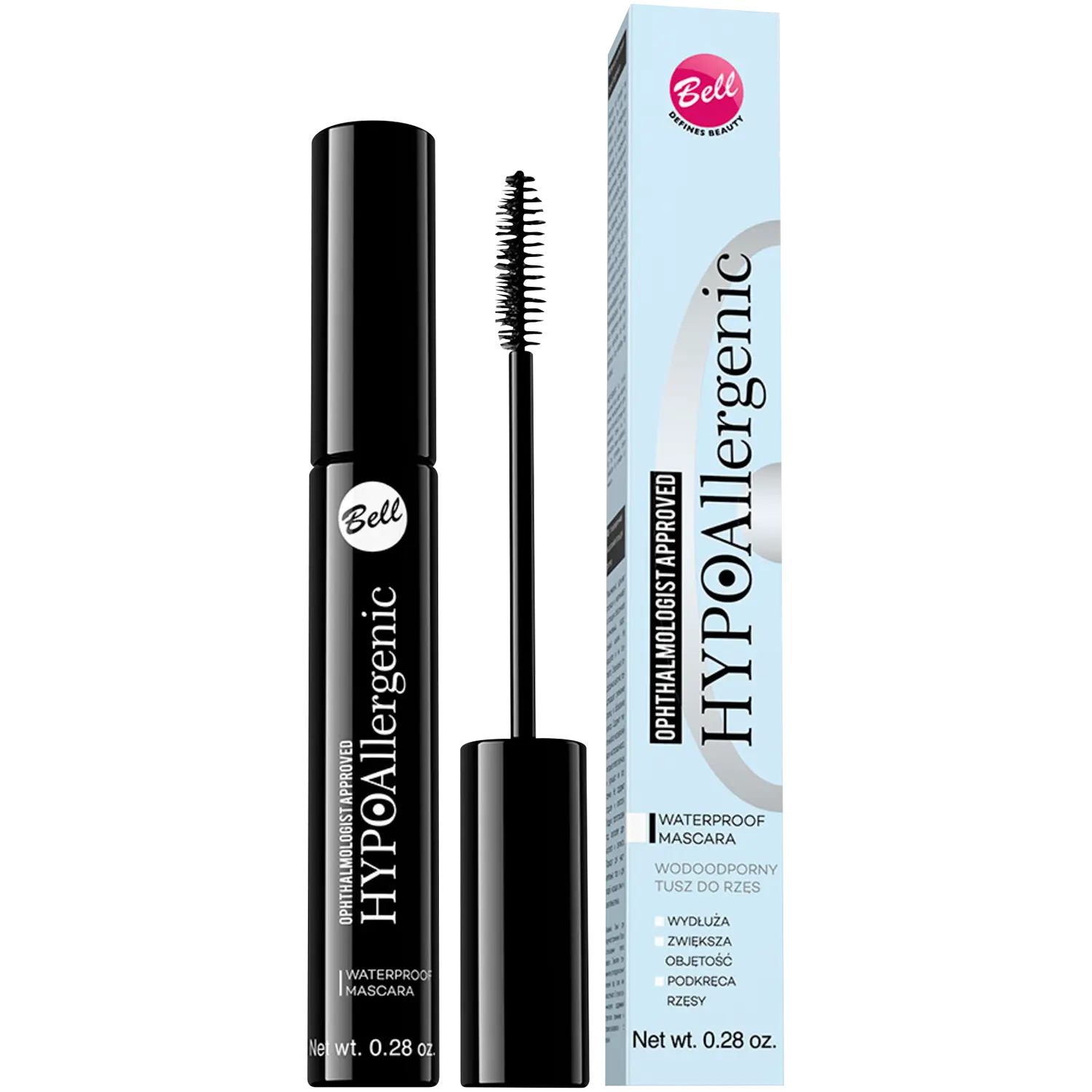 

Bell HYPOAllergenic водостойкая тушь, 8 г