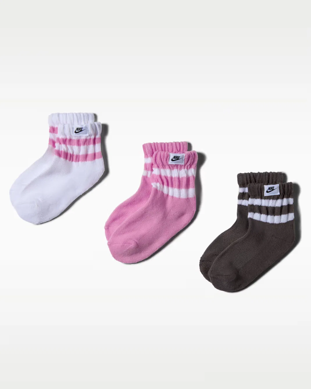 Детские спортивные носки-колоски (3 пары) Nike, Pink Rise